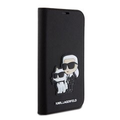 CG Mobile Karl Lagerfeld PU Saffiano Karl and Choupette NFT Book Case KLBKP15LSANKCPK hind ja info | Telefoni kaaned, ümbrised | kaup24.ee