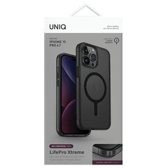 UNIQ etui LifePro Xtreme iPhone 15 Pro Max 6.7" Magclick Charging szary|frost smoke цена и информация | Чехлы для телефонов | kaup24.ee
