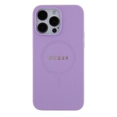 Guess GUHMP15XPSAHMCU iPhone 15 Pro Max 6.7" fioletowy|purple hardcase Saffiano MagSafe цена и информация | Чехлы для телефонов | kaup24.ee