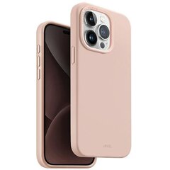 UNIQ etui Lino Hue iPhone 15 Pro 6.1" Magclick Charging różowy|blush pink цена и информация | Чехлы для телефонов | kaup24.ee