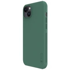 Nillkin Super Frosted PRO Back Cover for Apple iPhone 15 Plus Deep Green  (Without Logo Cutout) цена и информация | Чехлы для телефонов | kaup24.ee