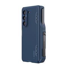 Nillkin Super Frosted FOLD Slot+Stand Back Cover for Samsung Galaxy Z Fold 5 Blue цена и информация | Чехлы для телефонов | kaup24.ee