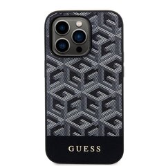 Guess PU G Cube MagSafe Case for iPhone 15 Pro Black цена и информация | Чехлы для телефонов | kaup24.ee