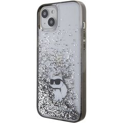 Karl Lagerfeld KLHCP15MLKCNSK iPhone 15 Plus 6.7" transparent hardcase Liquid Glitter Choupette цена и информация | Чехлы для телефонов | kaup24.ee