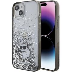 Karl Lagerfeld KLHCP15MLKCNSK iPhone 15 Plus 6.7" transparent hardcase Liquid Glitter Choupette цена и информация | Чехлы для телефонов | kaup24.ee