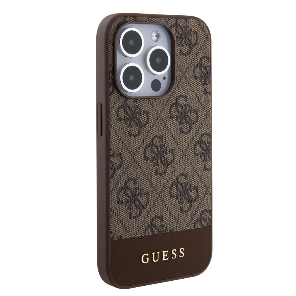 CG Mobile Guess PU 4G Stripe MagSafe Case GUHMP15LG4GLBR hind ja info | Telefoni kaaned, ümbrised | kaup24.ee