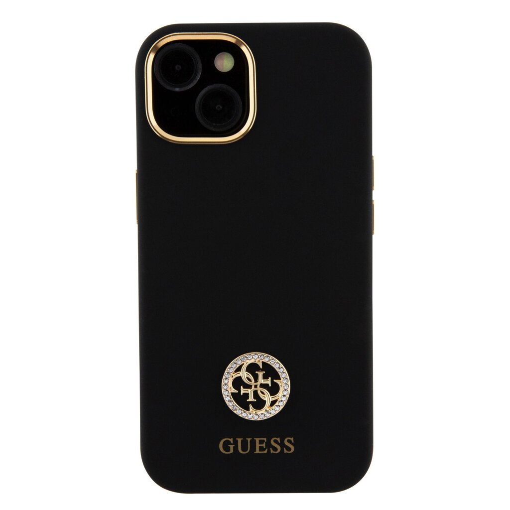 CG Mobile Guess Liquid Silicone 4G Strass Metal Logo Case hind ja info | Telefoni kaaned, ümbrised | kaup24.ee