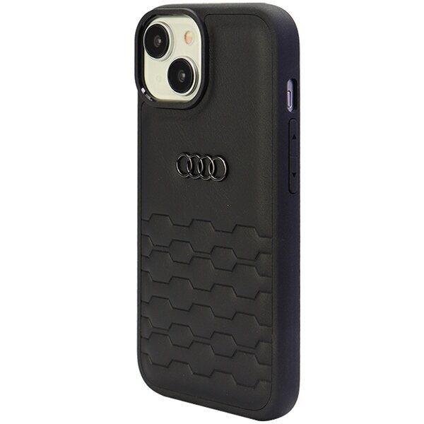 Audi GT Synthetic Leather Case AU-TPUPCIP15-GT|D2-BK цена и информация | Telefoni kaaned, ümbrised | kaup24.ee