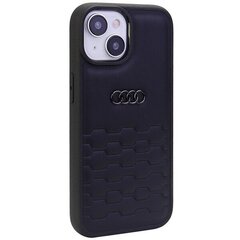 Audi GT Synthetic Leather iPhone 15 6.1" czarny|black hardcase AU-TPUPCIP15-GT|D2-BK цена и информация | AUDI Мобильные телефоны, Фото и Видео | kaup24.ee