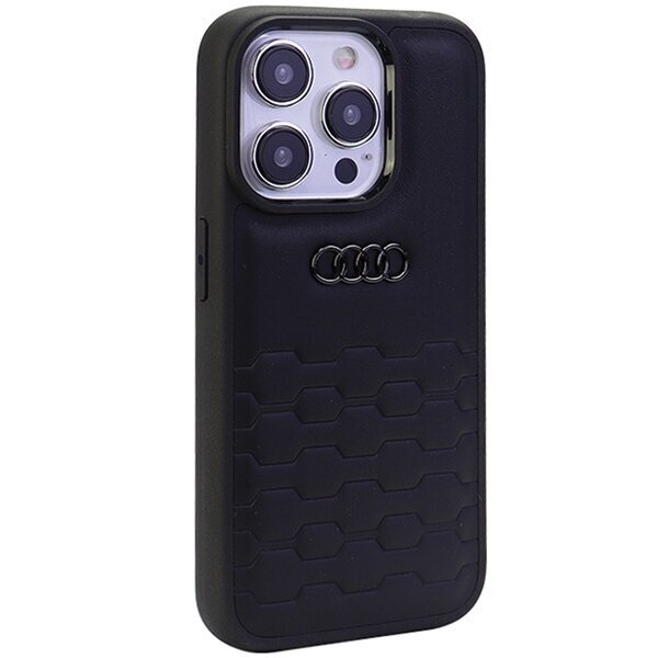 Audi GT Synthetic Leather Case AU-TPUPCIP15P-GT|D2-BK hind ja info | Telefoni kaaned, ümbrised | kaup24.ee