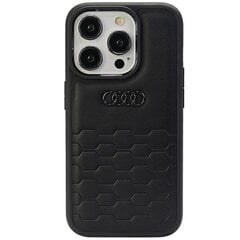 Audi GT Synthetic Leather iPhone 15 Pro Max 6.7" czarny|black hardcase AU-TPUPCIP15PM-GT|D2-BK цена и информация | AUDI Мобильные телефоны, Фото и Видео | kaup24.ee
