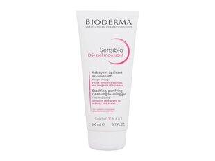 Puhastav vahutav geel Bioderma Sensibio DS+, 200 ml hind ja info | Näopuhastusvahendid | kaup24.ee