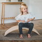 Montessori tasakaalulaud villaga MeowBaby, 80x30 cm, sinine цена и информация | Arendavad mänguasjad | kaup24.ee