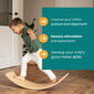 Montessori tasakaalulaud villaga MeowBaby, 80x30 cm, oranž цена и информация | Arendavad mänguasjad | kaup24.ee