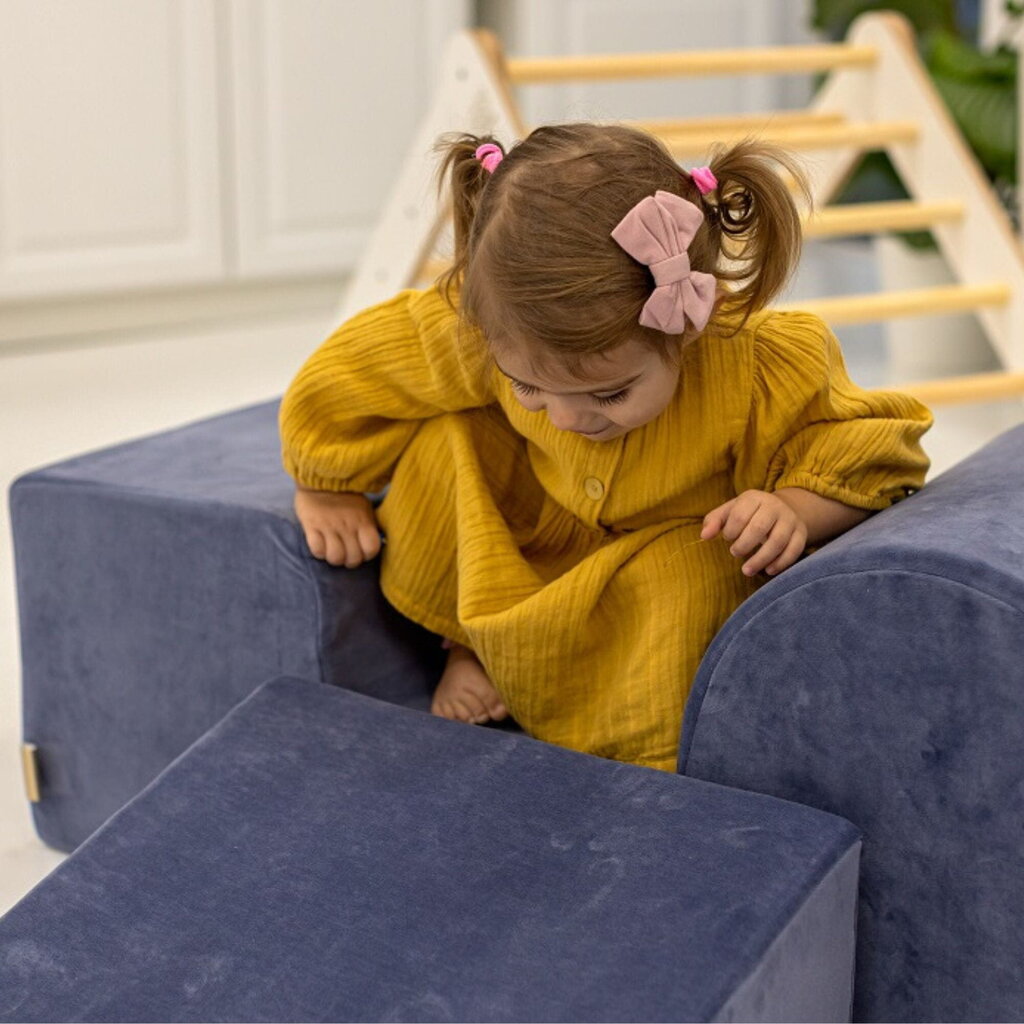 Pehmed ronimisklotsid lastele MeowBaby, hall, 4 elementi hind ja info | Imikute mänguasjad | kaup24.ee