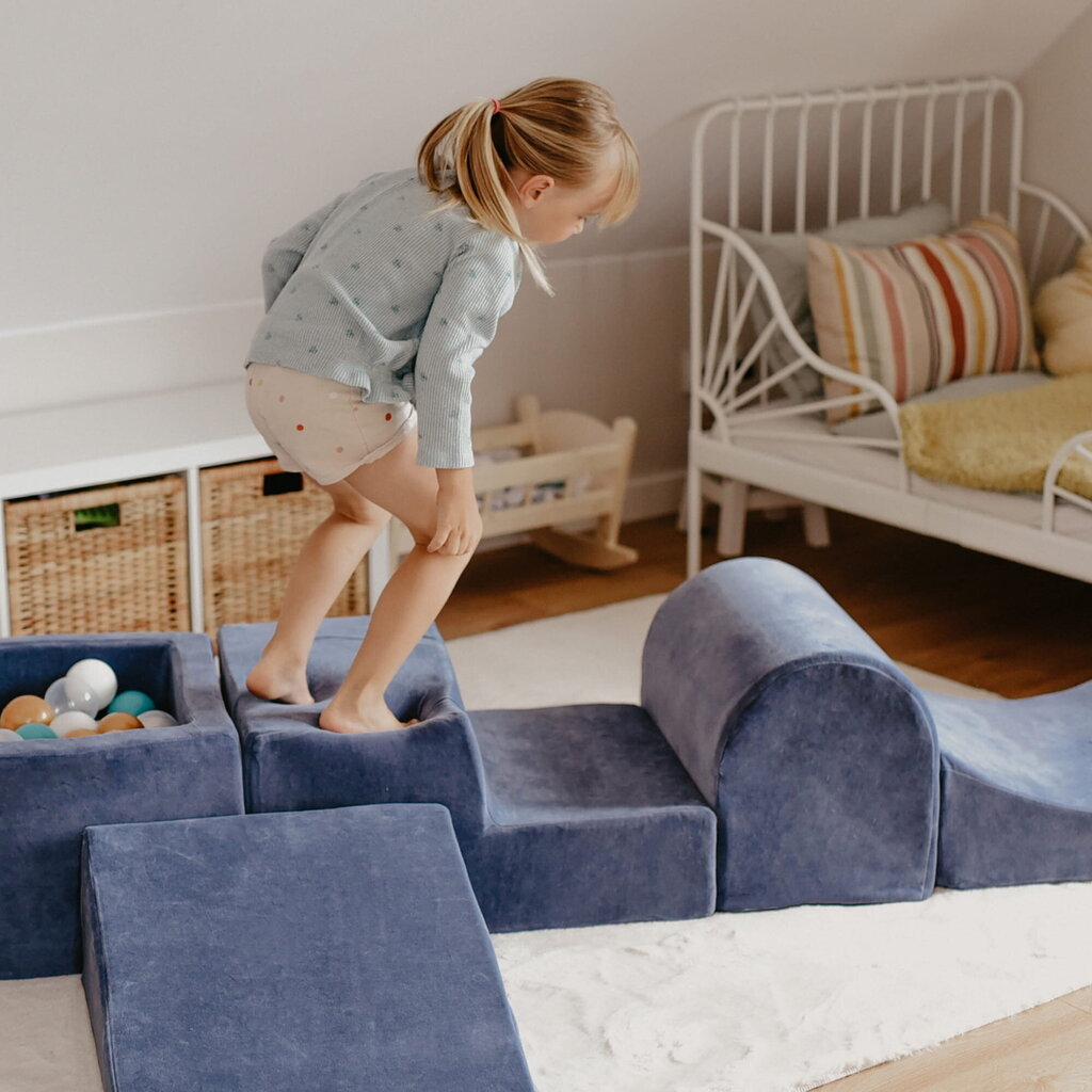 Pehme mängukomplekt pallibasseiniga lastele MeowBaby, beež, 3 elementi hind ja info | Imikute mänguasjad | kaup24.ee