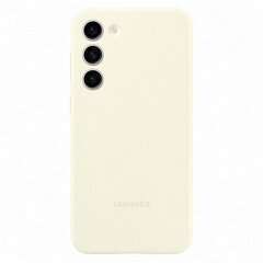 Telefoniümbris Samsung Galaxy S23+, Silicone Cover, beige - Case hind ja info | Telefoni kaaned, ümbrised | kaup24.ee