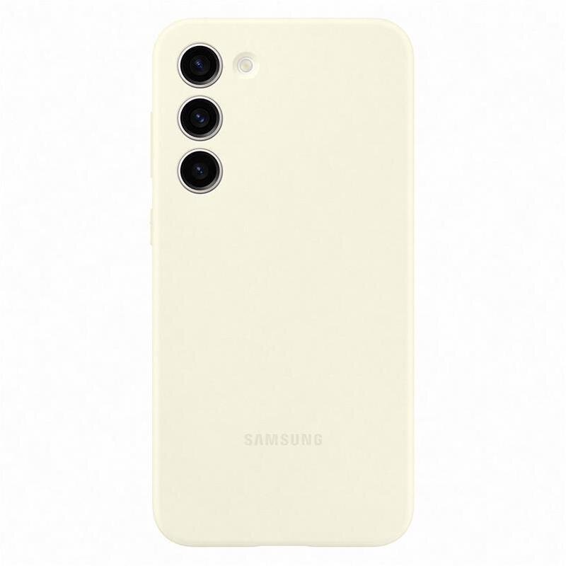 Telefoniümbris Samsung Galaxy S23+, Silicone Cover, beige - Case цена и информация | Telefoni kaaned, ümbrised | kaup24.ee