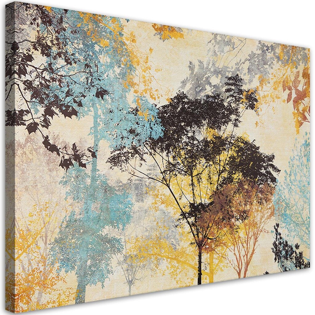Seinapilt Puude värviline abstraktsioon hind ja info | Seinapildid | kaup24.ee