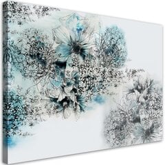 Холст принцип, Abstract Blue Flower 59,99 цена и информация | Картины, живопись | kaup24.ee