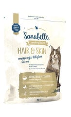 Kuivtoit tõukassidele Sanabelle Hair & Skin, 400 g цена и информация | Сухой корм для кошек | kaup24.ee