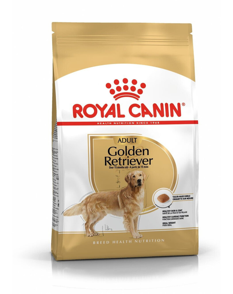 Royal Canin Golden retriever adult täiskasvanud kuldse retriiveri koertele, 12 kg hind ja info | Kuivtoit koertele | kaup24.ee