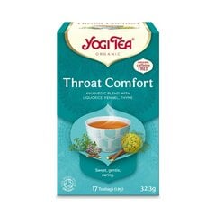 Ökoloogiline tee Yogi Tea® Throat Comfort, 30.6 g hind ja info | Tee | kaup24.ee