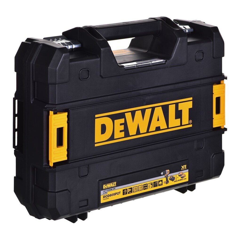 Akutrell DeWalt, DCD805P2T, 18V / 5,0Ah hind ja info | Akutrellid ja akukruvikeerajad | kaup24.ee