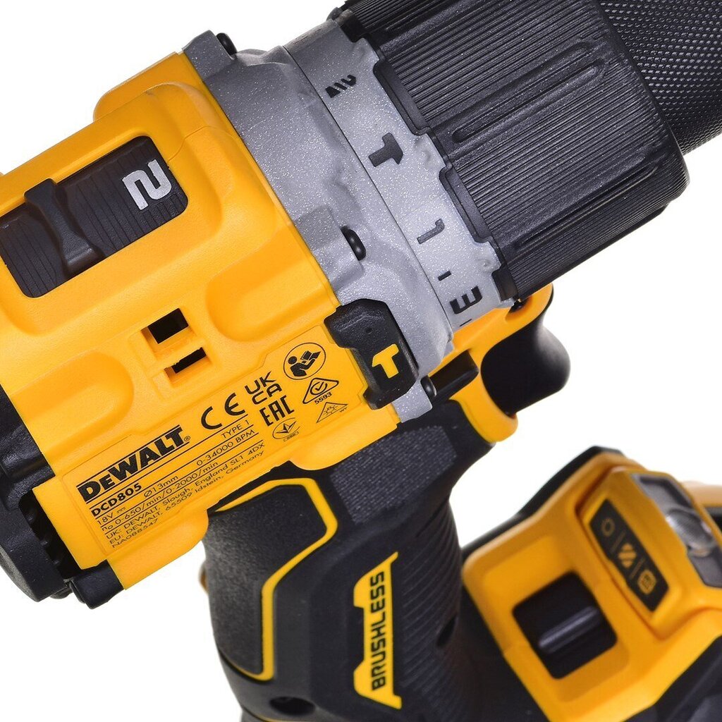 Akutrell DeWalt, DCD805P2T, 18V / 5,0Ah цена и информация | Akutrellid, kruvikeerajad | kaup24.ee