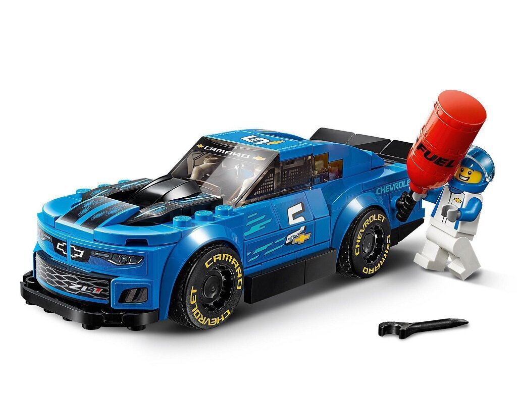 75891 LEGO® Speed ​​​​Champions Chevrolet Camaro ZL1 võidusõiduauto цена и информация | Klotsid ja konstruktorid | kaup24.ee