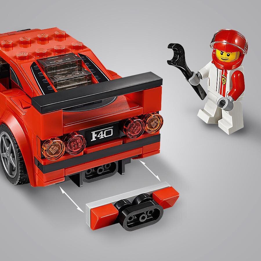 75890 LEGO® Speed ​​​​Champions Ferrari F40 Competizione цена и информация | Klotsid ja konstruktorid | kaup24.ee