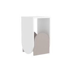 Сервант Asir, 32x55x32см, белый и светло-коричневый цена и информация | Журнальные столики | kaup24.ee