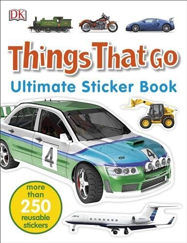 Things That Go Ultimate Sticker Book hind ja info | Väikelaste raamatud | kaup24.ee