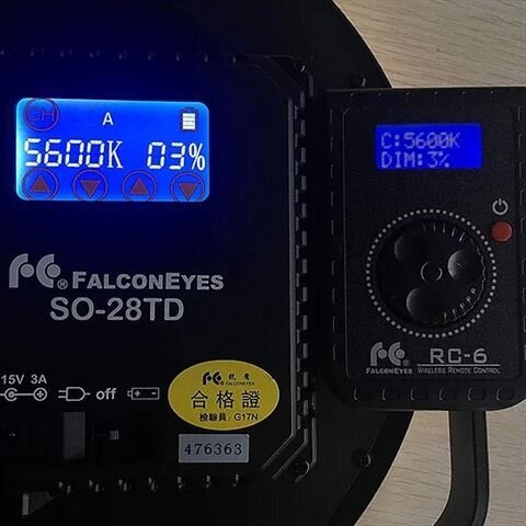 Pult Falcon Eyes LED Remote Control RC-6 цена и информация | Lisatarvikud fotoaparaatidele | kaup24.ee