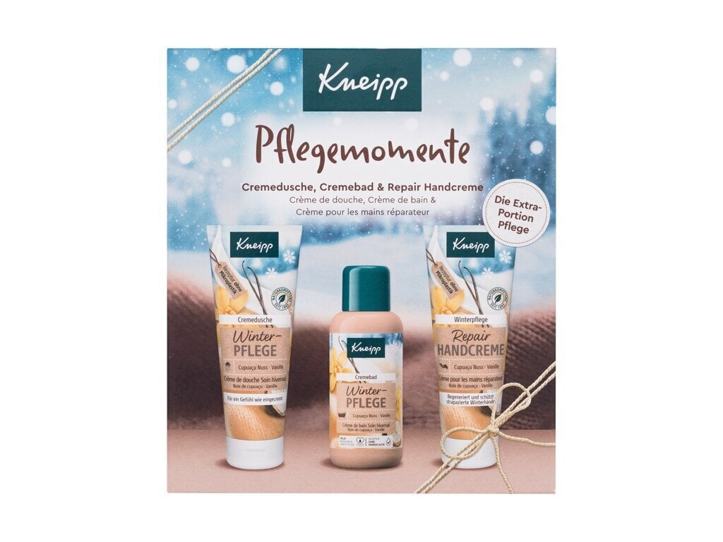 Nahahoolduskomplekt Kneipp naistele: dušigeel, 200 ml + vannivaht, 200 ml + kätekreem, 75 ml цена и информация | Dušigeelid, õlid | kaup24.ee