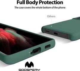 Чехол Mercury Silicone Case Apple iPhone 15 темно зеленый цена и информация | Чехлы для телефонов | kaup24.ee