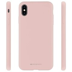 Mercury Silicone iPhone 15 Pro Max 6,7" różowo-piaskowy|pink-sand цена и информация | Чехлы для телефонов | kaup24.ee