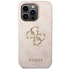 Guess GUHCP15L4GMGPI iPhone 15 Pro 6.1" różowy|pink hardcase 4G Big Metal Logo цена и информация | Чехлы для телефонов | kaup24.ee