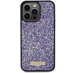 Guess GUHCP15LPFGSBSP iPhone 15 Pro 6.1" fioletowy|purple hardcase Rhinestone Metal Logo цена и информация | Чехлы для телефонов | kaup24.ee