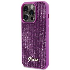 Guess GUHCP15LPMSDGSF iPhone 15 Pro 6.1" fuksja|fuschia hardcase Disco Metal Script цена и информация | Чехлы для телефонов | kaup24.ee