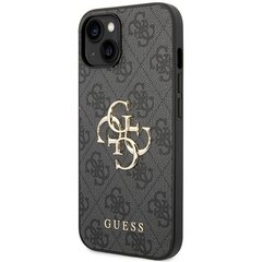 Guess GUHCP15M4GMGGR iPhone 15 Plus 6.7" szary|grey hardcase 4G Big Metal Logo цена и информация | Чехлы для телефонов | kaup24.ee