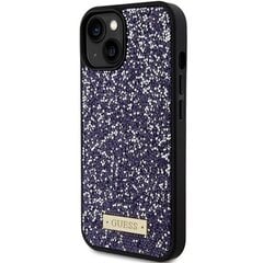 Guess GUHCP15SPFGSBSP iPhone 15 6.1" fioletowy|purple hardcase Rhinestone Metal Logo цена и информация | Чехлы для телефонов | kaup24.ee