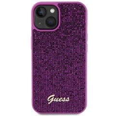 Guess GUHCP15SPMSDGSF iPhone 15 6.1" fuksja|fuschia hardcase Disco Metal Script цена и информация | Чехлы для телефонов | kaup24.ee