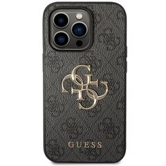 Guess GUHCP15X4GMGGR iPhone 15 Pro Max 6.7" szary|grey hardcase 4G Big Metal Logo цена и информация | Чехлы для телефонов | kaup24.ee