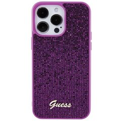 Guess GUHCP15XPMSDGSF iPhone 15 Pro Max 6.7" fuksja|fuschia hardcase Disco Metal Script цена и информация | Чехлы для телефонов | kaup24.ee