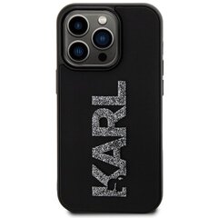 Karl Lagerfeld KLHCP15L3DMBKCK iPhone 15 Pro 6.1" czarny|black hardcase 3D Rubber Glitter Logo цена и информация | Чехлы для телефонов | kaup24.ee