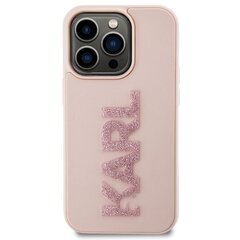 Karl Lagerfeld KLHCP15L3DMBKCP iPhone 15 Pro 6.1" różowy|pink hardcase 3D Rubber Glitter Logo цена и информация | Чехлы для телефонов | kaup24.ee