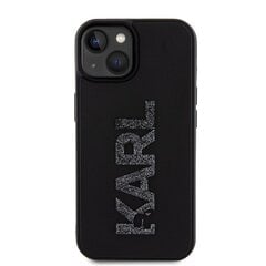 Karl Lagerfeld KLHCP15S3DMBKCK iPhone 15 6.1" czarny|black hardcase 3D Rubber Glitter Logo цена и информация | Чехлы для телефонов | kaup24.ee