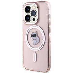 Karl Lagerfeld KLHMP15LHFCCNOP iPhone 15 Pro 6.1" różowy|pink hardcase IML Choupette MagSafe цена и информация | Чехлы для телефонов | kaup24.ee