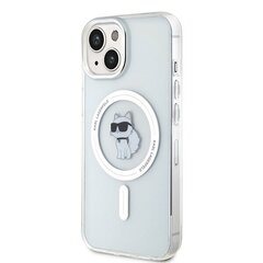 Karl Lagerfeld KLHMP15SHFCCNOT iPhone 15 6.1" transparent hardcase IML Choupette MagSafe цена и информация | Чехлы для телефонов | kaup24.ee